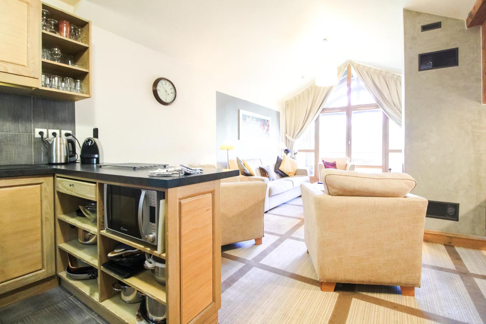 Exceptional 3 Bed Penthouse With Fireplace And Stunning Views Flaine Exterior photo